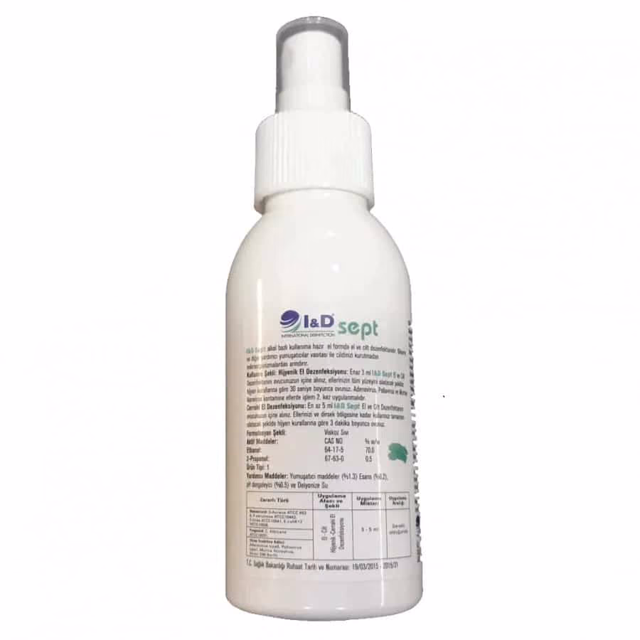 El Dezenfektanı 100 ml Sprey
