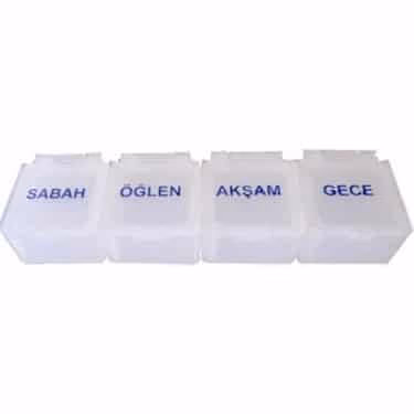 Flexy Günlük İlaç Kutusu (4 Bölmeli)