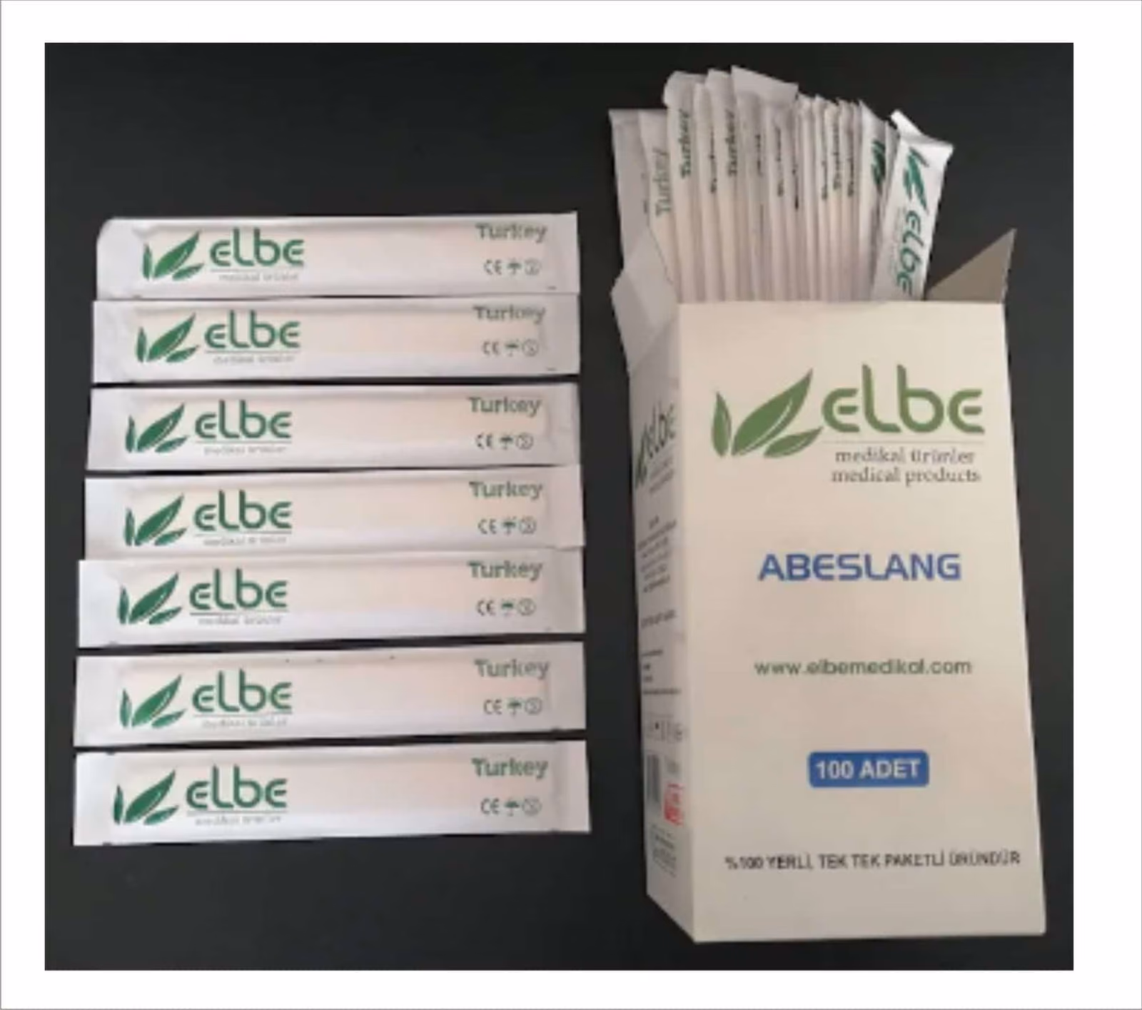 Elbe Steril Tahta Dil Basacağı (Abeslang) 100'lü