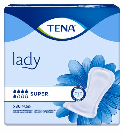 TENA Lady Super Kadın Mesane Pedi (30 Adet)